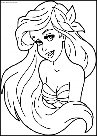 Coloring Pages : Printable Full Size Ariel Coloring Incredibles ...