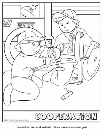 Citizenship Coloring Pages - Coloring Pages For All Ages