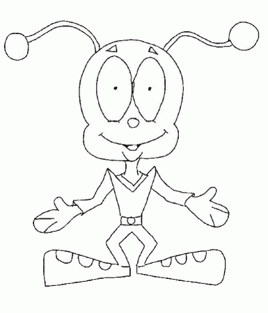 Cute Alien Coloring Pages, Cute Alien Coloring Pages : New ...