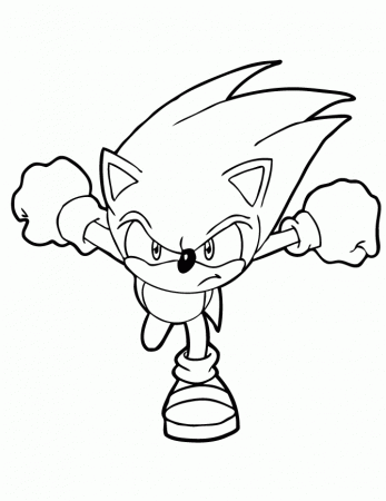 Genius Free Printable Sonic The Hedgehog Coloring Pages For Kids ...