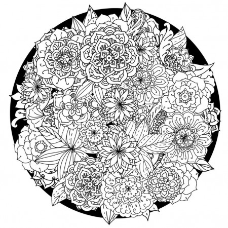 Flower Mandala Coloring Pages – coloring.rocks!