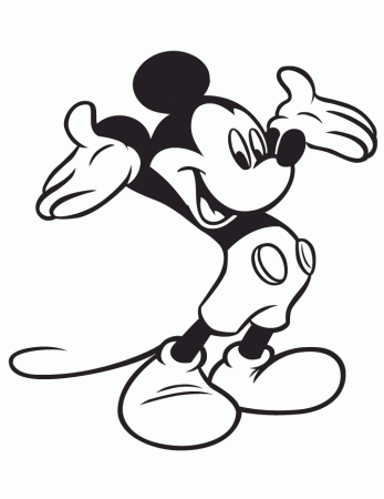 Mickey Mouse And Friends Coloring Page | Free Printable Coloring Pages