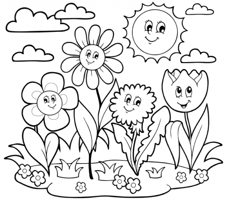 growing coloring pages