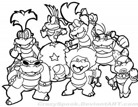 Free Printable Super Mario Coloring Pages Beautiful Online ...
