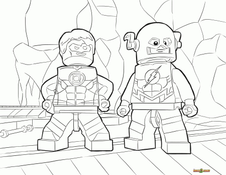 Lego Dc Super Heroes Coloring Pages: LEGO Super Heroes Coloring ...