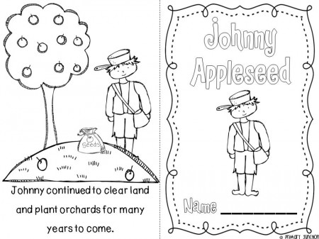 Johnny Appleseed Coloring Page