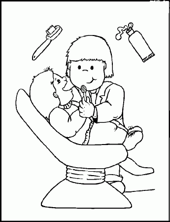 Free Dental Health Coloring Pages 161 | Free Printable Coloring Pages