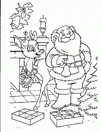 rudolph coloring pages image search results