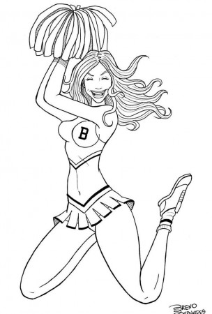 Cheerleading Coloring Pages | Free Wallpapers Images
