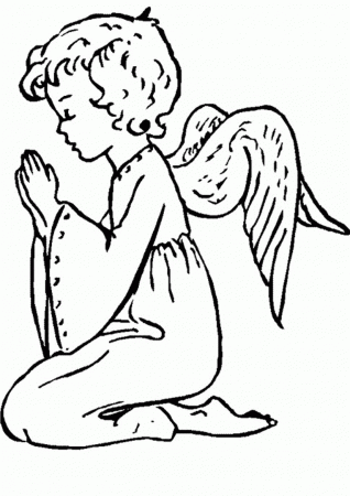 Printable Snow Angel Coloring Pages Angels Coloring Pages Angels ...