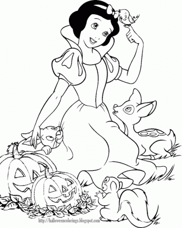 Printable Halloween Character Coloring Pages