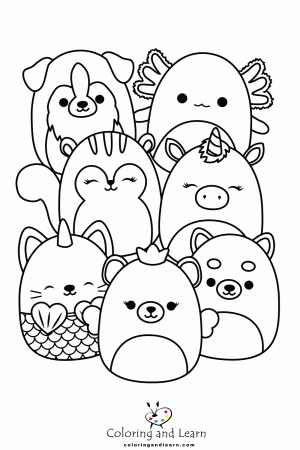 Squishmallows Coloring Pages (FREE ...