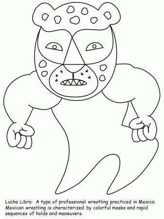 Mexico 5 Countries Coloring Pages & Coloring Book