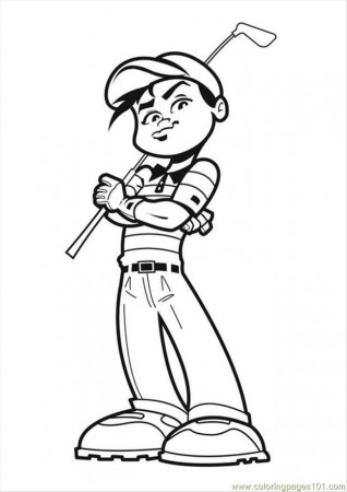 Free printable golf coloring pages Wag's Motorcycle Repair & Detailing