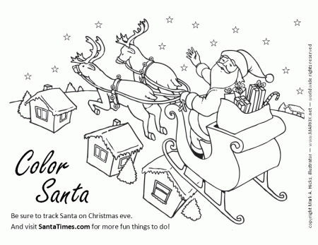 Santa Claus Coloring Page