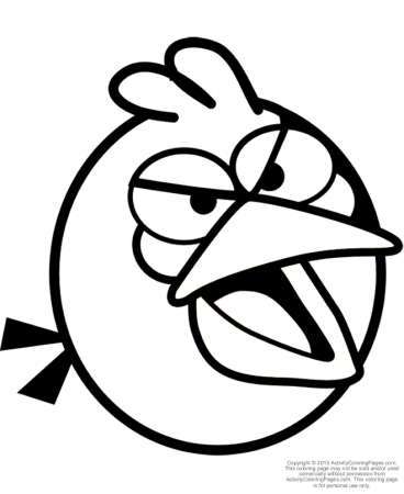 orange angry birds Colouring Pages (page 2)