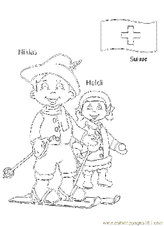 switzerland coloring pages - Clip Art Library