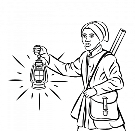 Underground Railroad Coloring Page