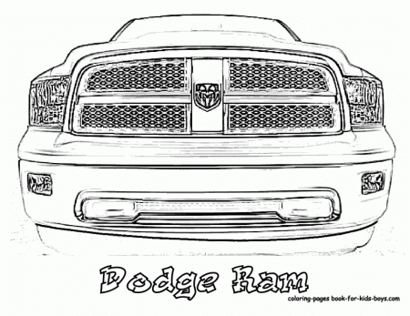 Dodge Ram Coloring Pages