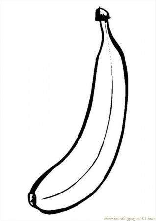 Printable Coloring Pages Banana - High Quality Coloring Pages