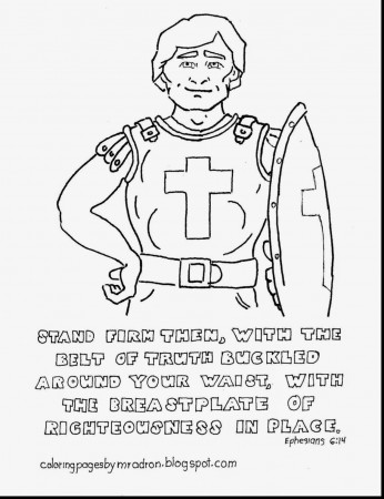 Armor Of God Coloring Page - Auromas.com