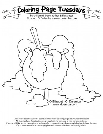 dulemba: Coloring Page Tuesday - Bubbling Cauldron