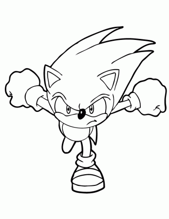 Sonic Coloring Pages (7) - Coloring Kids