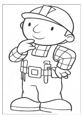 Bob The Builder Coloring Pages A4 | Coloring Pages - Part 3