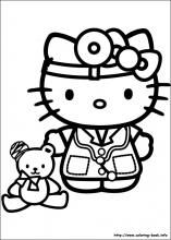Hello Kitty Coloring Page - Coloring Pages for Kids and for Adults