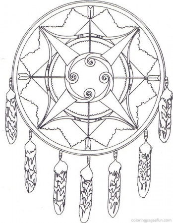 Native American - Coloring Pages for Kids and for Adults