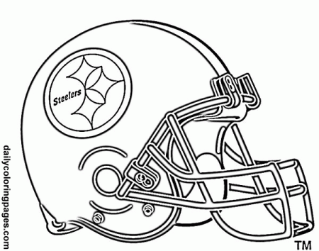 Best Photos of Logo Coloring Pages Football - Pittsburgh Steelers ...