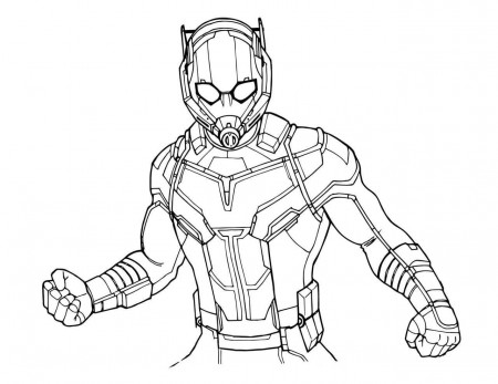 Ant-Man 2 Coloring Page - Free Printable Coloring Pages for Kids