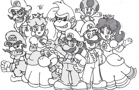 Mario Luigi Bowser Inside Story Coloring Pages - Colorine.net | #20356