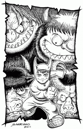 Skills Where The Wild Things Are Coloring Pages Cbc87, Popular ...