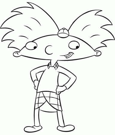 Cool Arnold Coloring Page | Boys pages of KidsColoringPage.org ...
