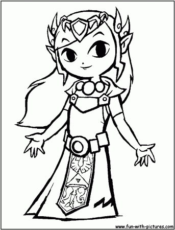 Toon Zelda Coloring Pages - High Quality Coloring Pages