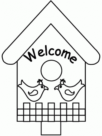 Welcome to Bird House Coloring Pages | Best Place to Color