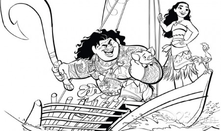 You'll Love These Printable Moana Coloring Pages - D23