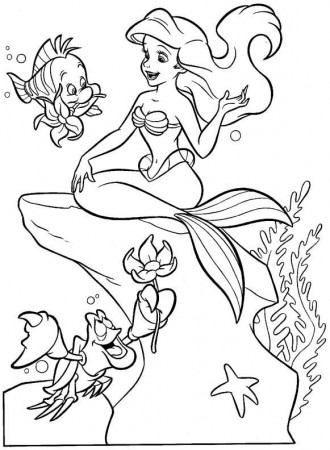 The Little Mermaid Coloring Pages Ideas - Whitesbelfast