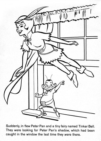 and everything else too: Peter Pan (Peanut Butter) Coloring Book '63