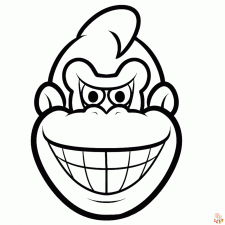 Donkey Kong Coloring Pages - Fun and Creativity with GBcoloring!