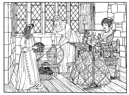 8 Pics of Princess Coloring Pages Medieval Times - Medieval ...