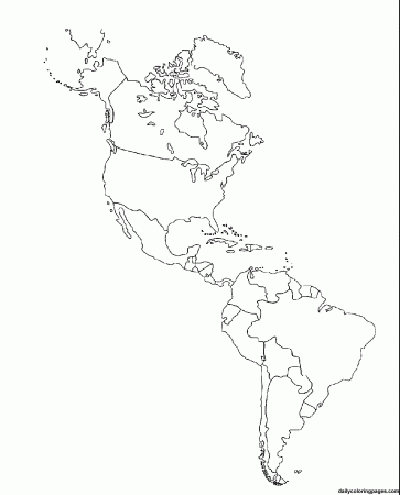 Maps: United States Map Coloring Page