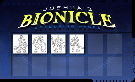 Joshua's Bionicle Colouring