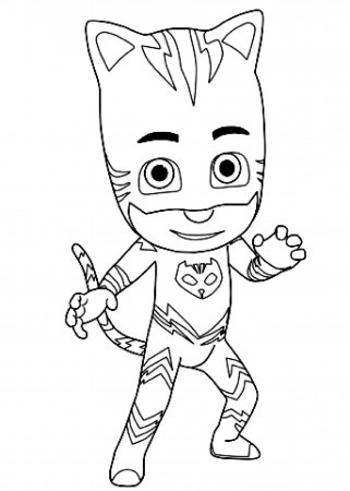 Coloring Pages : Pj Masks Free To Color For Children Kids Coloring ...