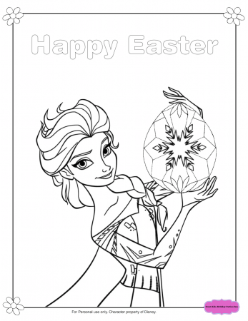 Coloring Pages Disney Easter | Coloring Online