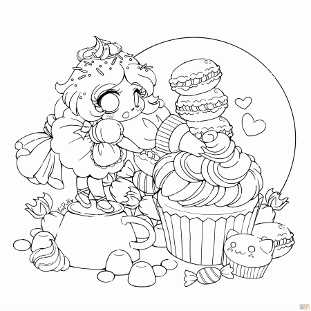 Chibi coloring pages | Free Printable Pictures
