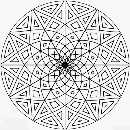 Coloring Pages: Printable Mandala & Abstract Colouring Pages For ...