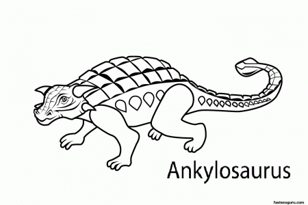 Animal ~ Printable Dinosaurs Coloring Pages with Names ~ Coloring Tone