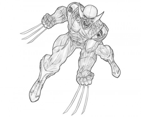 Easy Deadpool and Wolverine Coloring Pages #5636 Deadpool and ...